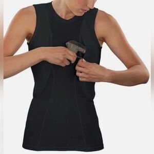 5.11 Tactical "Sleeveless Holster Shirt" Concealed Carry Black | Women's Size M